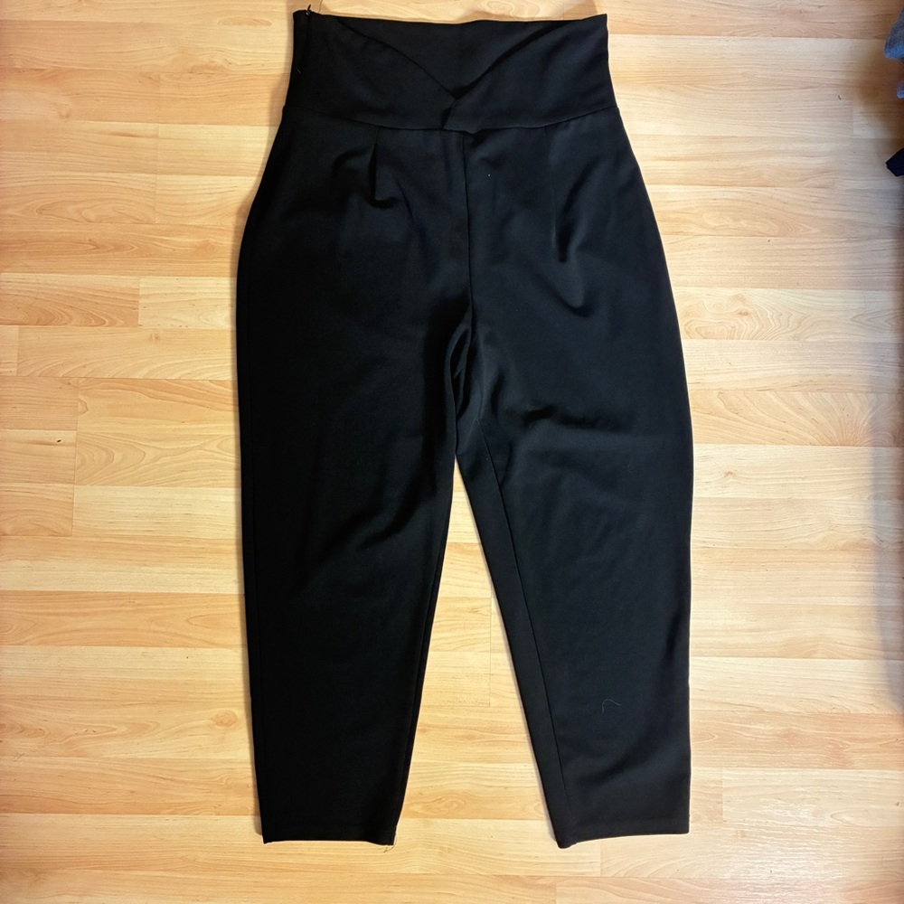 ⚡️3 for 25⚡️ SHEIN High Waisted Elegant Black Cropped Pants | Women’s Size 0X